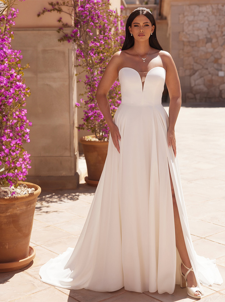 robe de mariée fleur