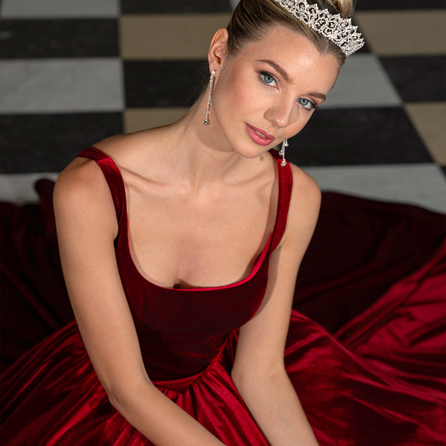 robe de mariée rouge