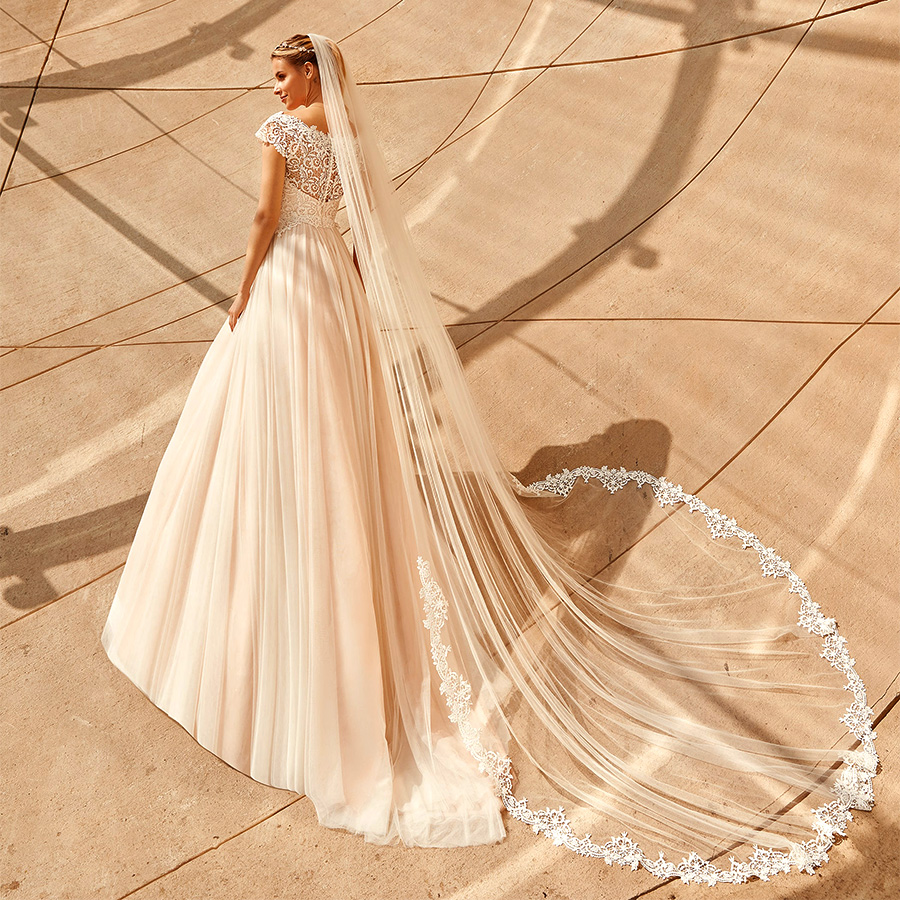 robe de mariée traine