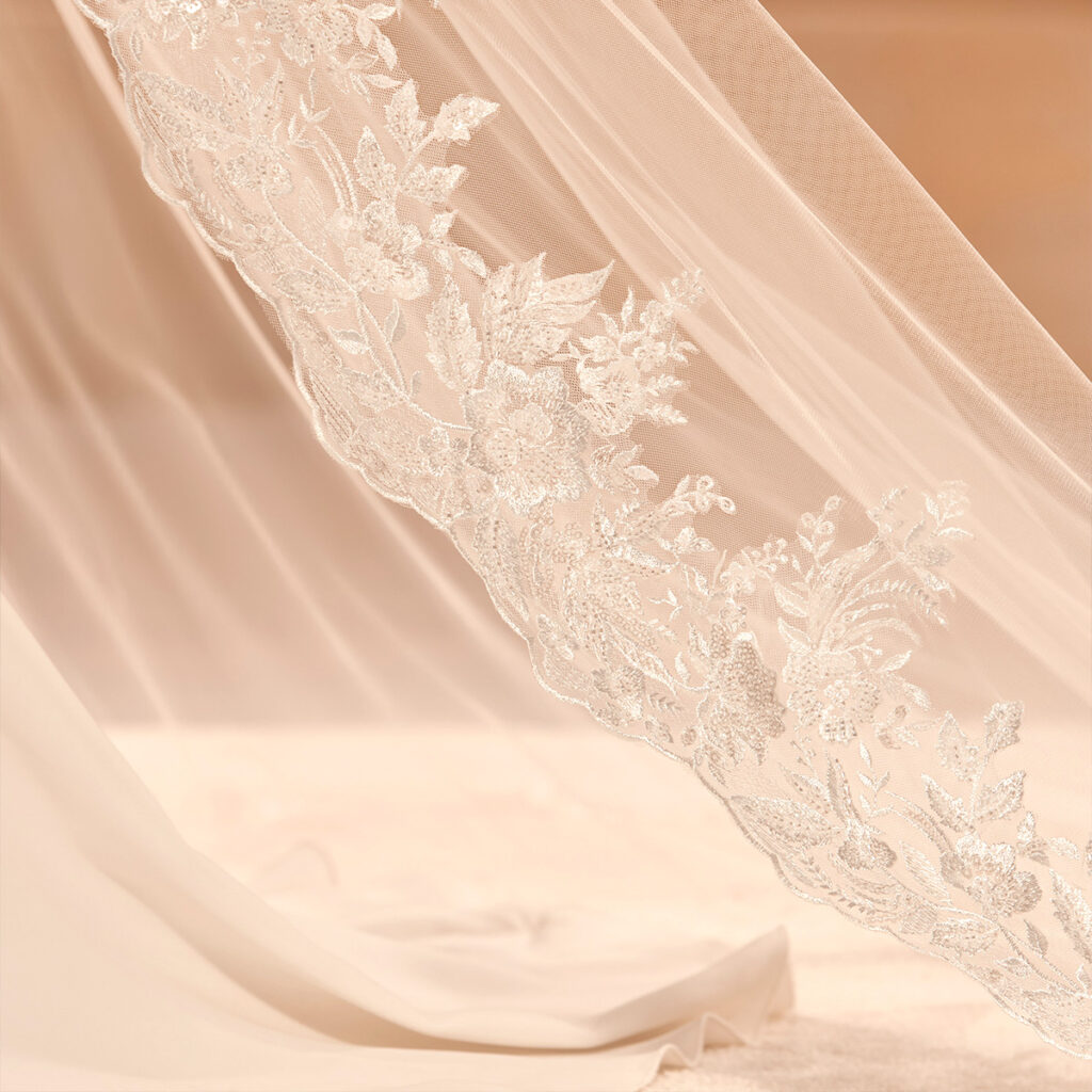 voilage robe de mariée